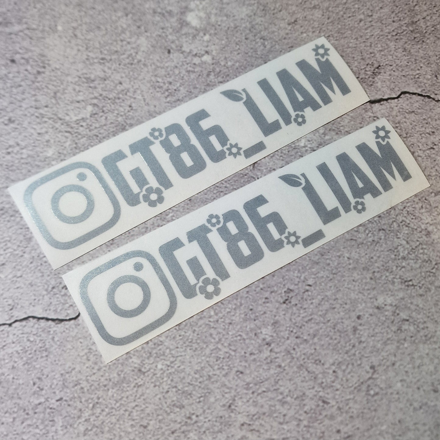 Instagram Car Stickers – Flowers