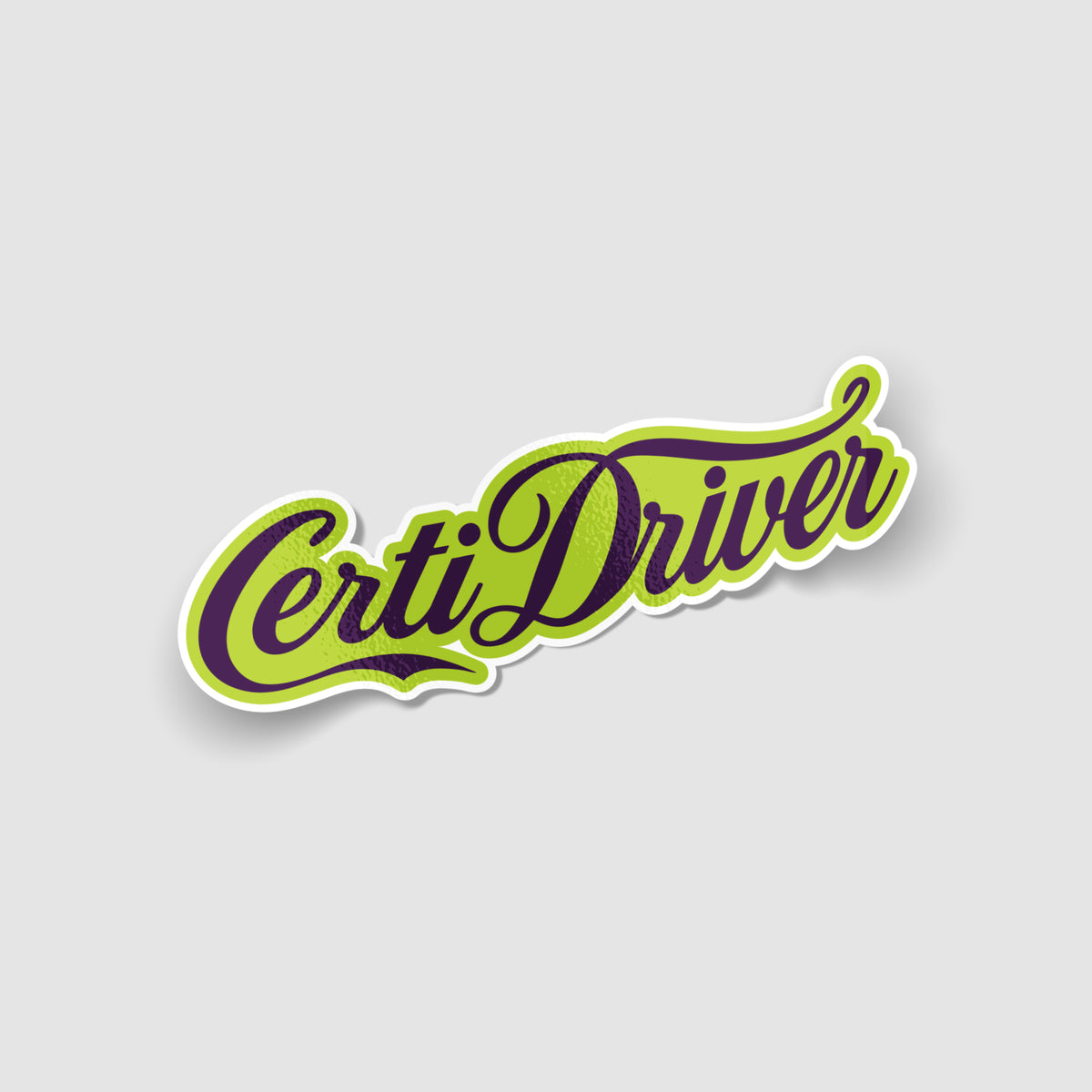 CertiDriver Funny Car Sticker