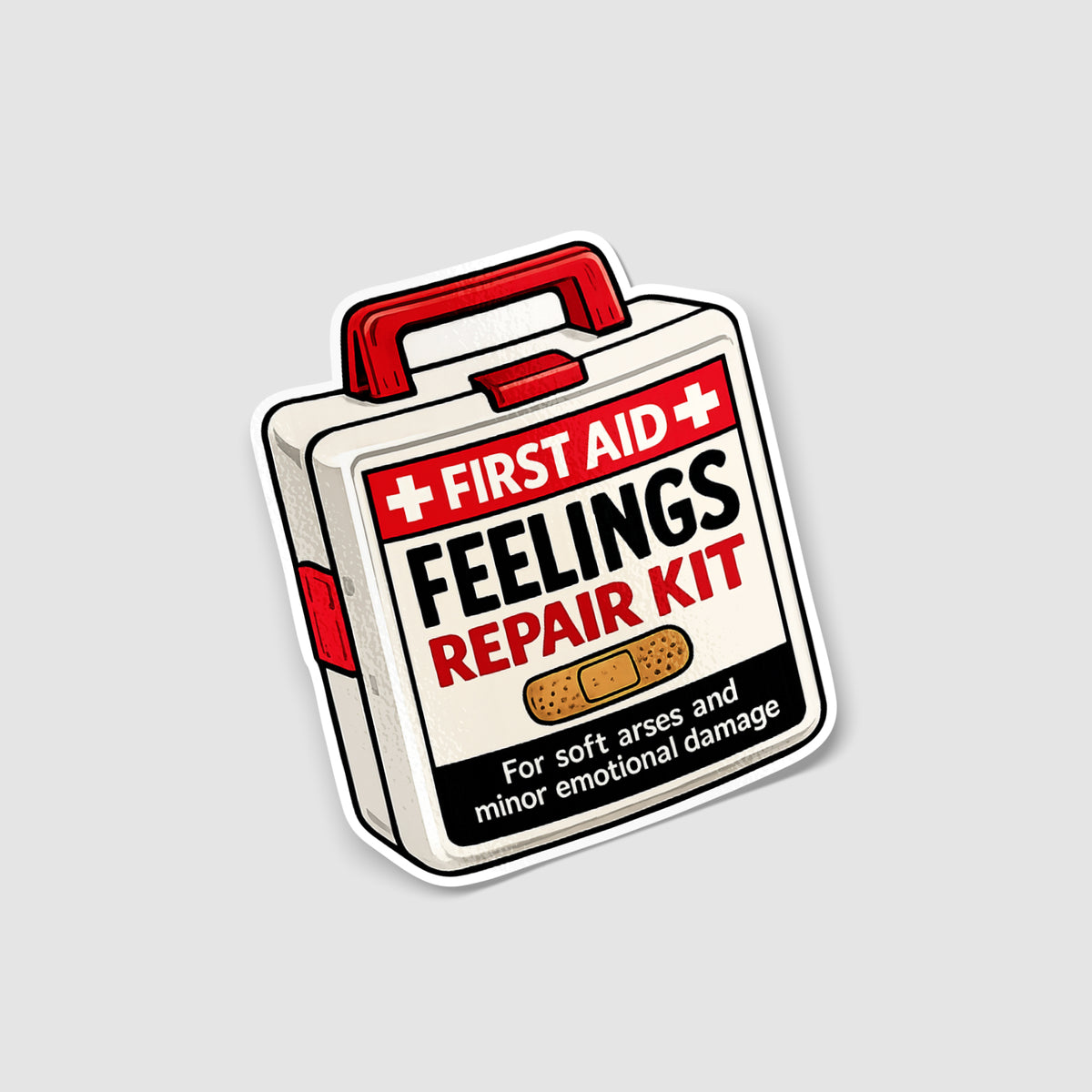 Feelings Repair Kit Funny First Aid Sticker