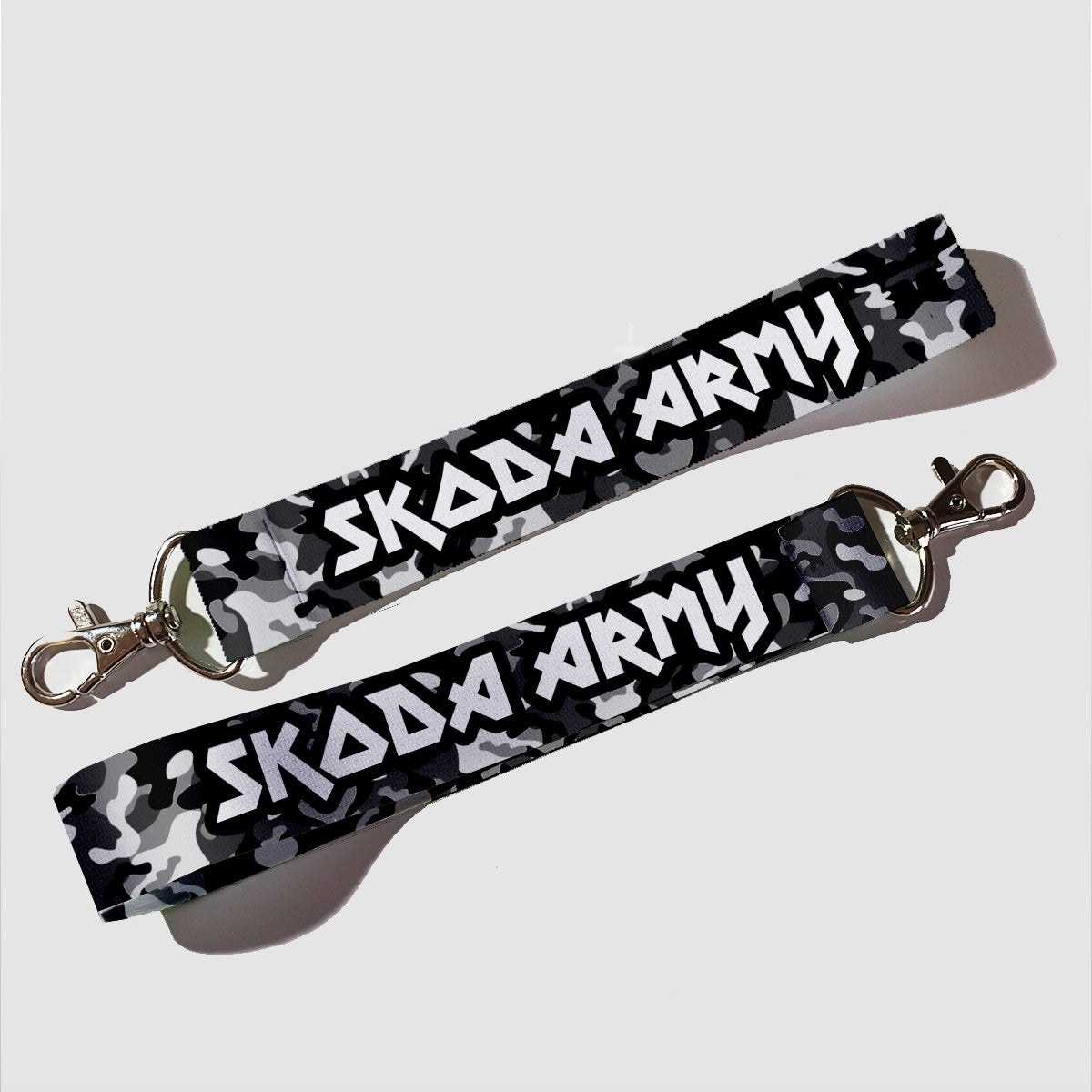 Skoda Army Metal Logo Urban Keytag