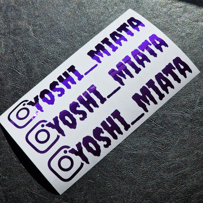Instagram Car Stickers – Drips
