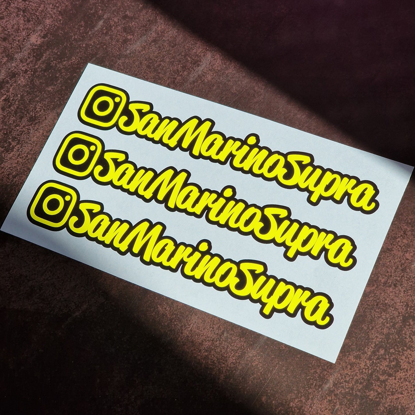 Instagram Car Stickers – Adventure Script