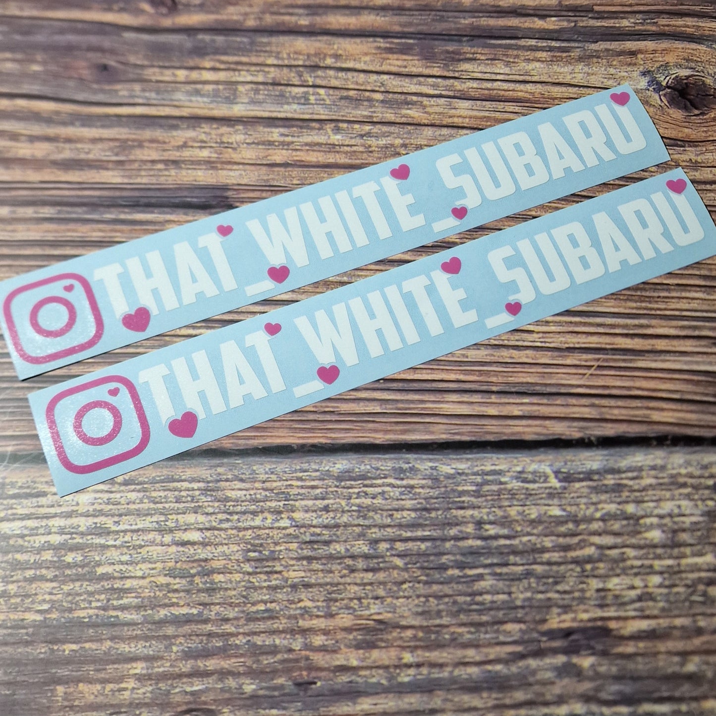 Instagram Car Stickers – Hearts