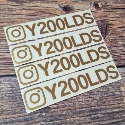 Instagram Car Stickers – OEM+