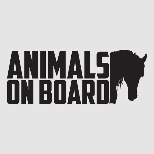 Animals On Board - Horse