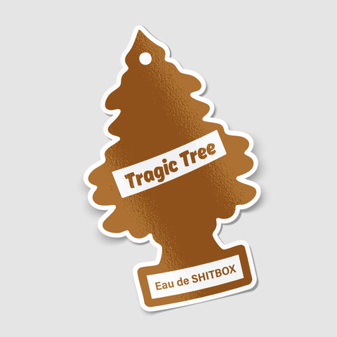 Tragic Tree Funny Car Sticker