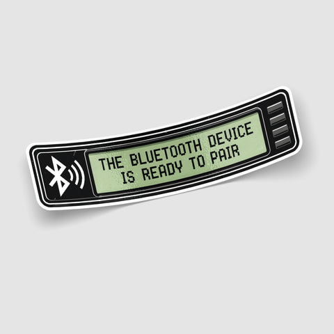 The Bluetooth Device Is Ready to Pair Funny Car Sticker
