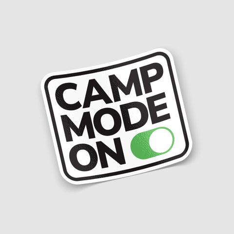 Camp Mode Enabled Camping Vanlife Sticker