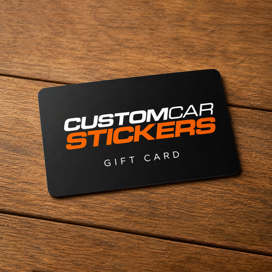 Custom Car Stickers Gift Card