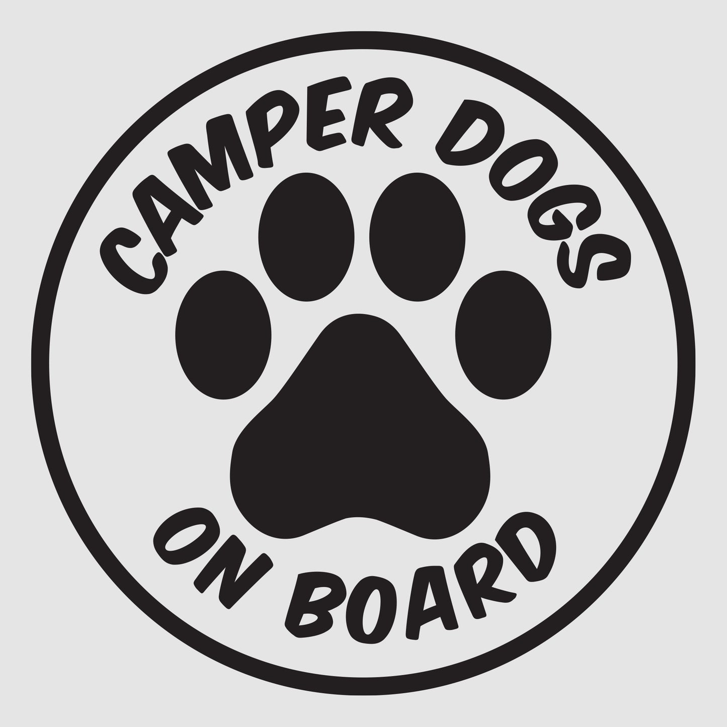 Camper Dogs On Board