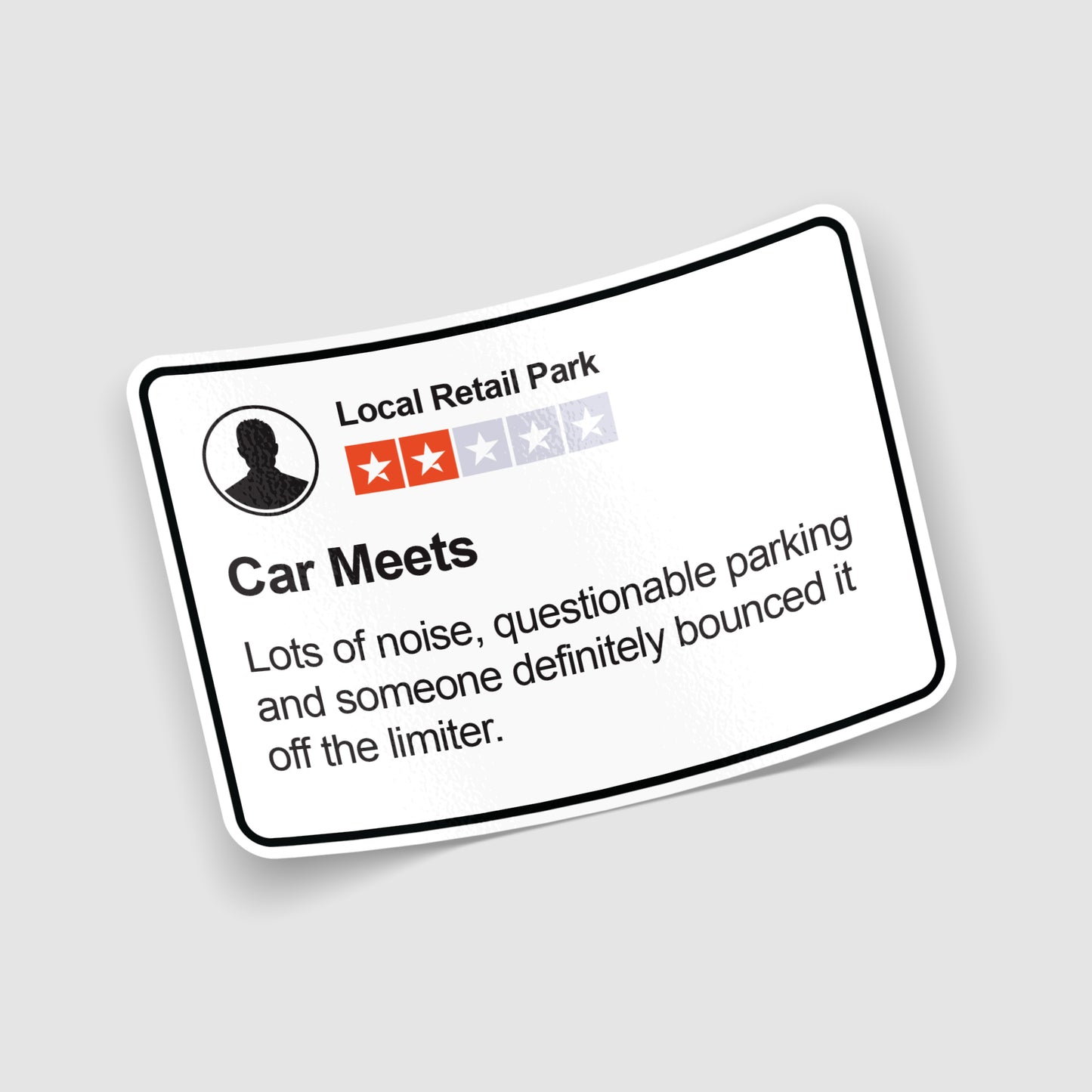 Car Meets Review Sticker