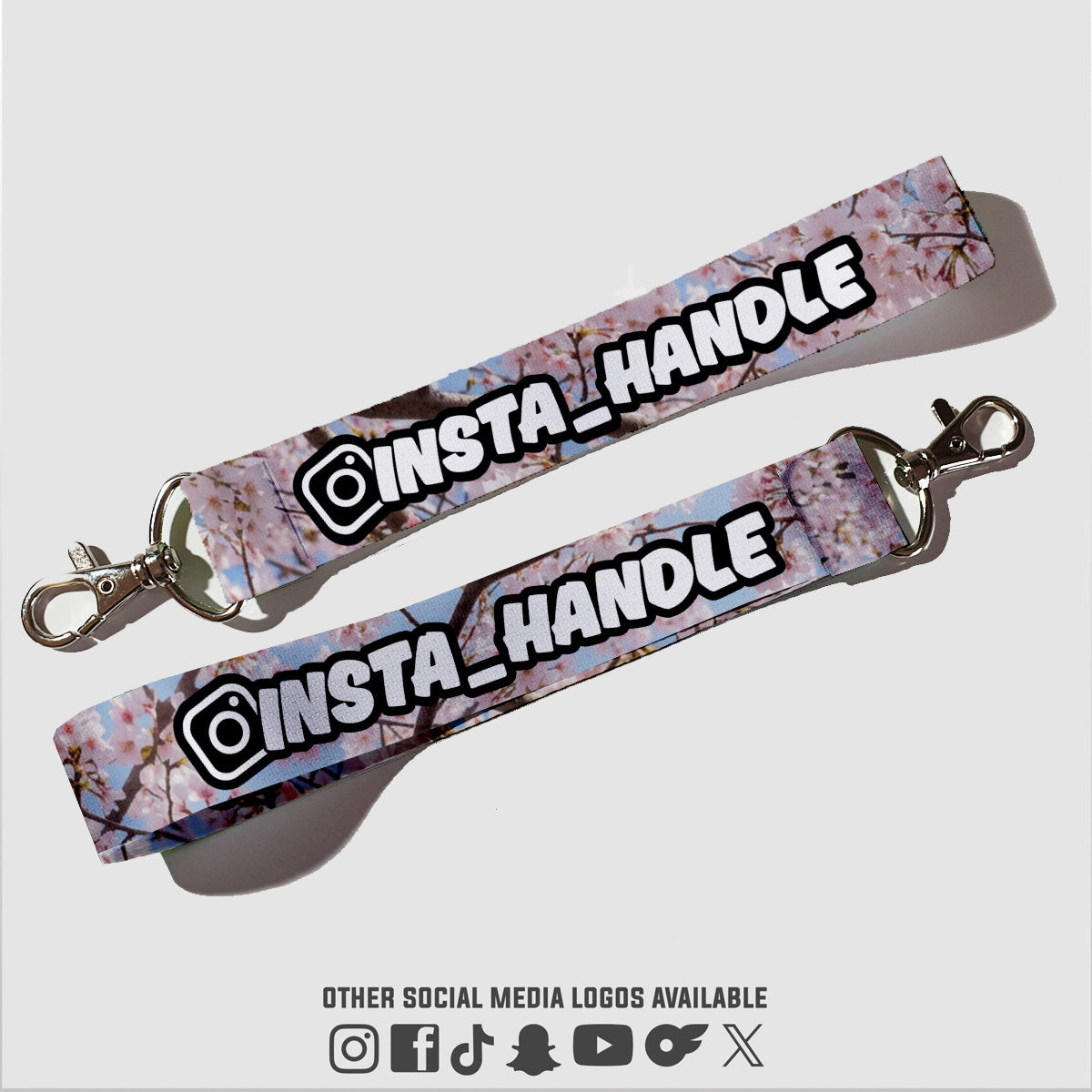 Custom Keytag - Cherry Blossom