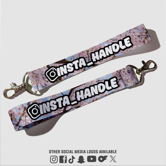 Custom Keytag - Cherry Blossom