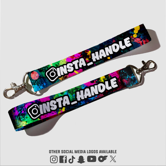 Custom Keytag - Colour Splat