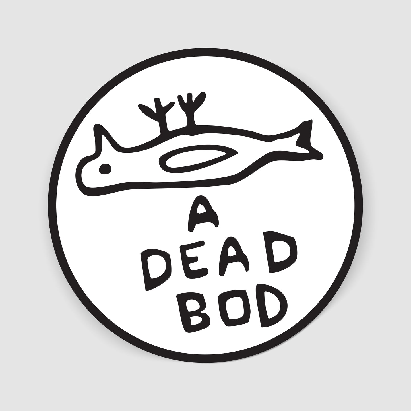 Dead Bod Hull Art Sticker