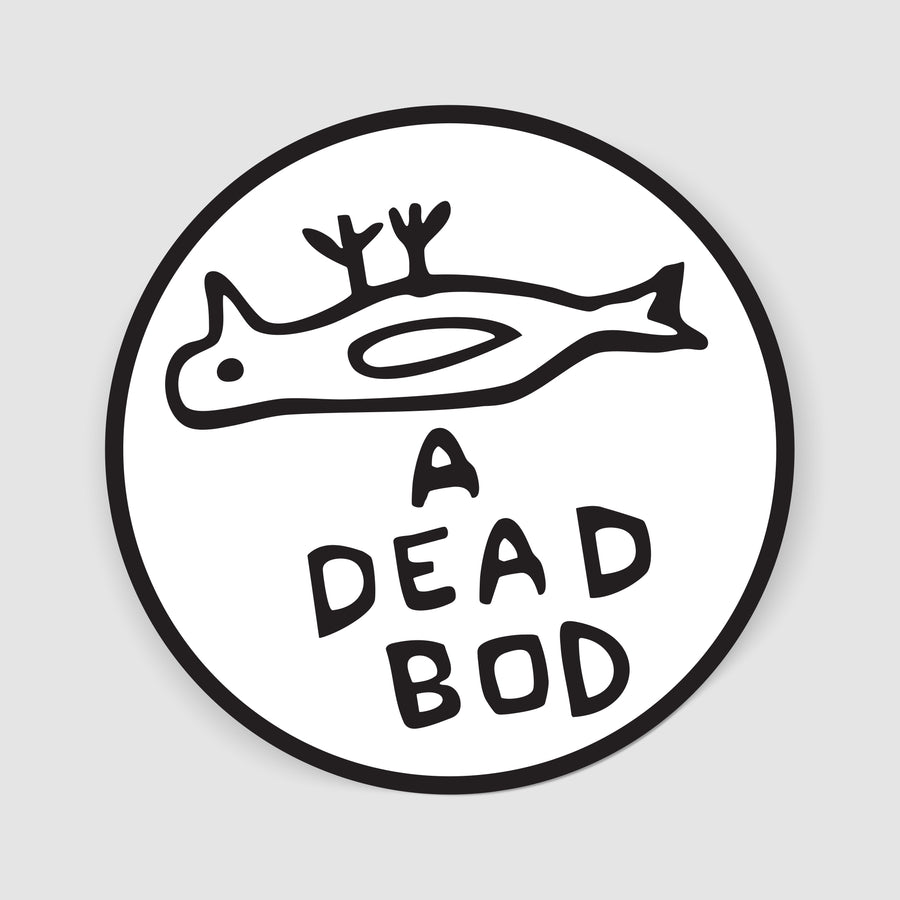 Dead Bod Hull Art Sticker