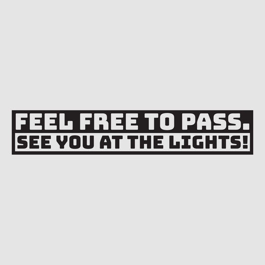 Feel Free To Pass