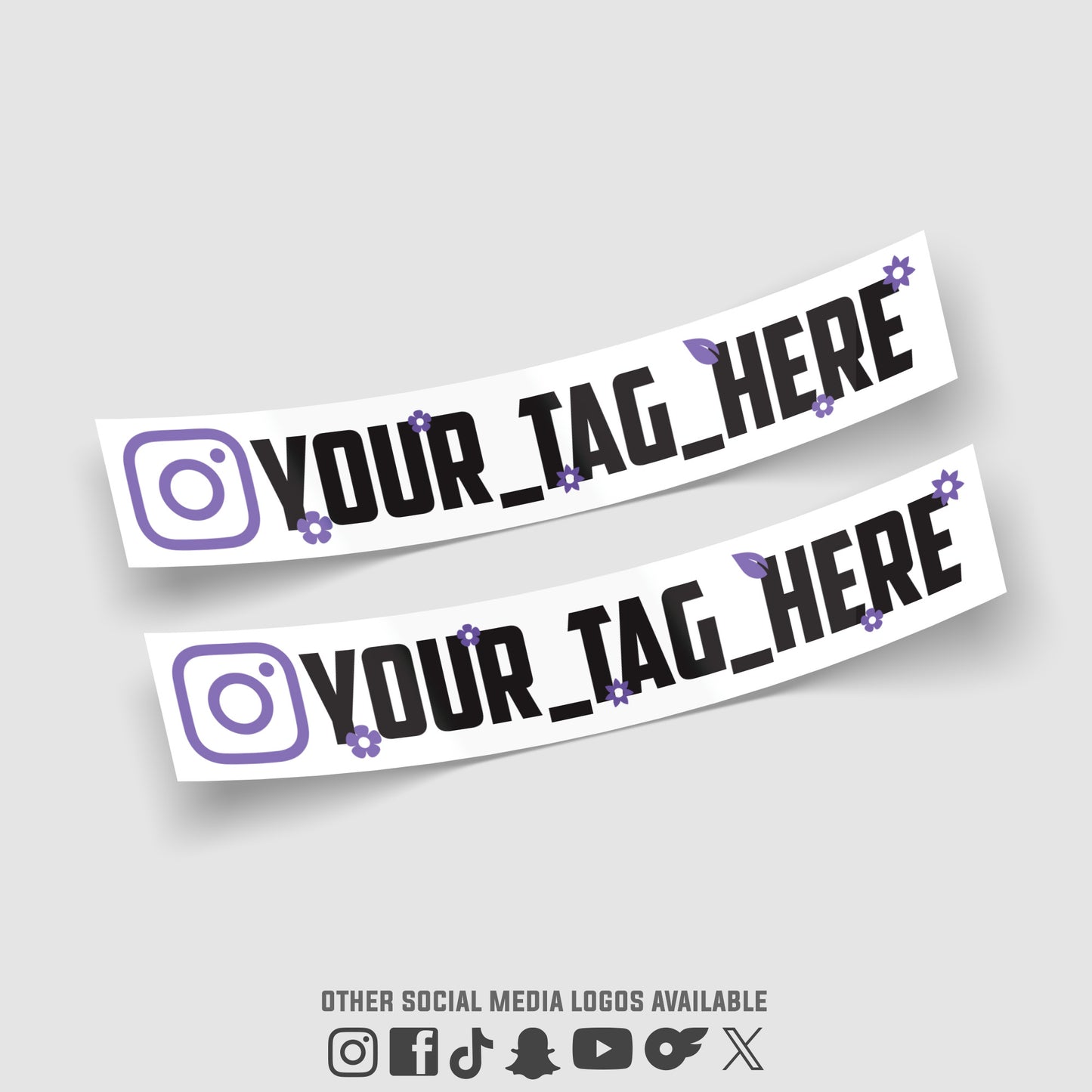 Instagram Car Stickers – Flowers