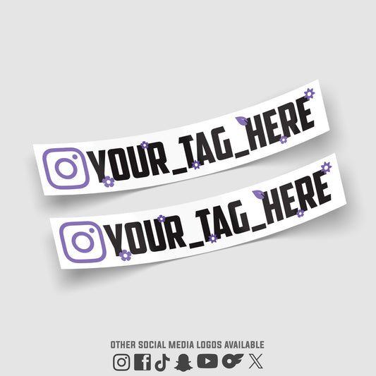 Social Media Stickers – Flowers