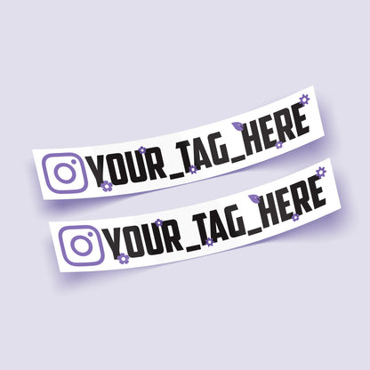 Instagram Car Stickers – Flowers