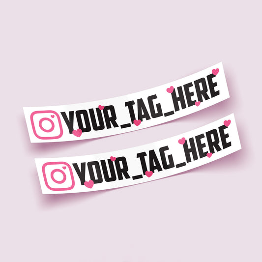 Instagram Car Stickers – Hearts