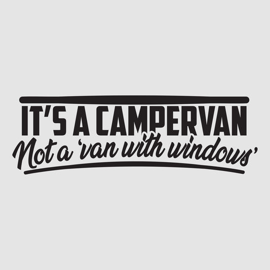 Its a Campervan, Not a Van With Windows
