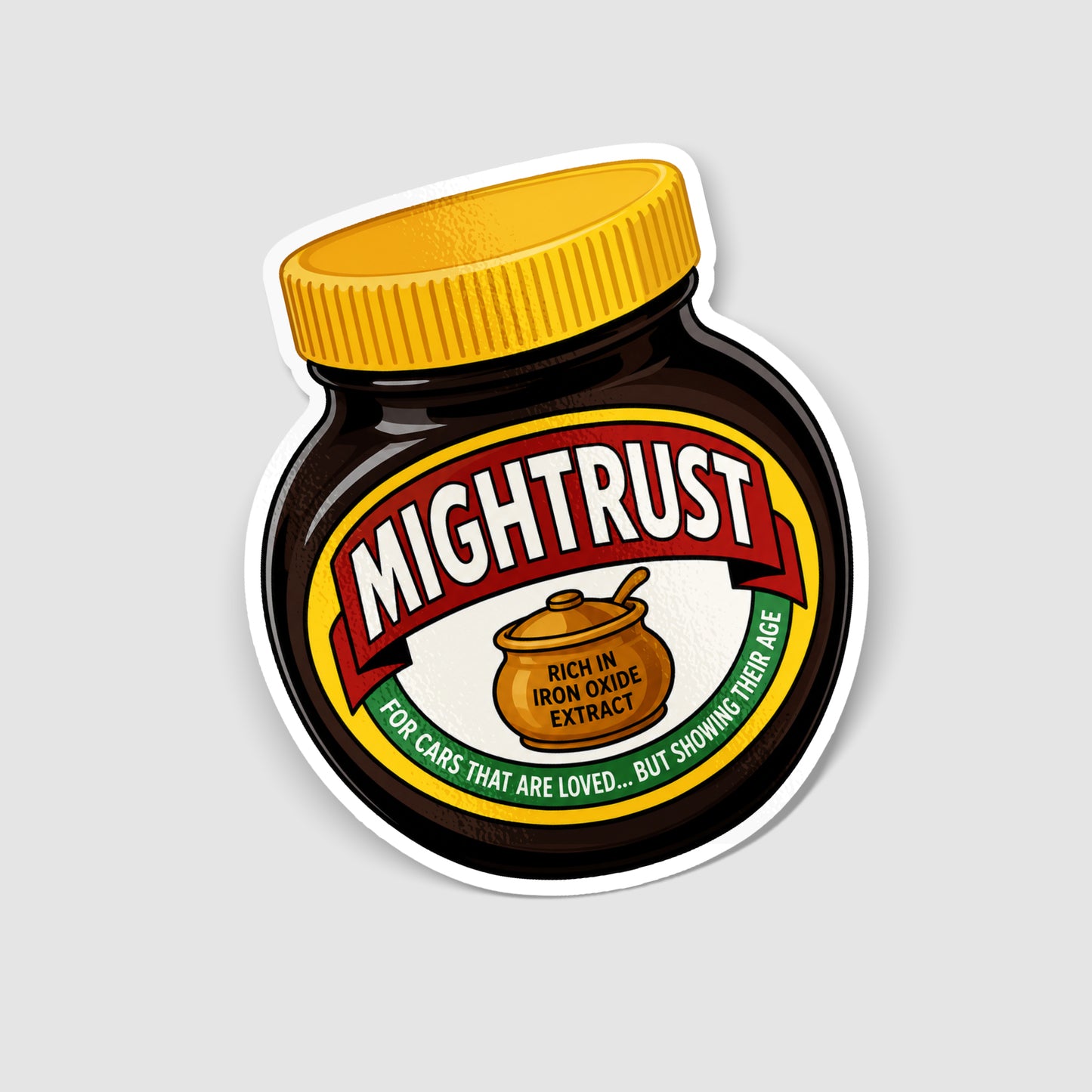 Might Rust Sticker