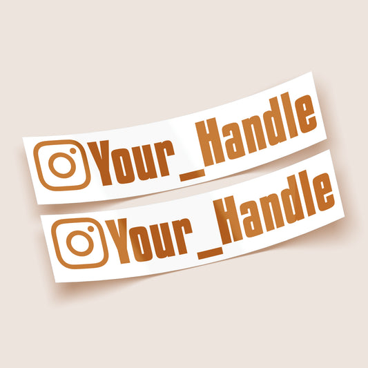 Instagram Car Stickers – Minimalist
