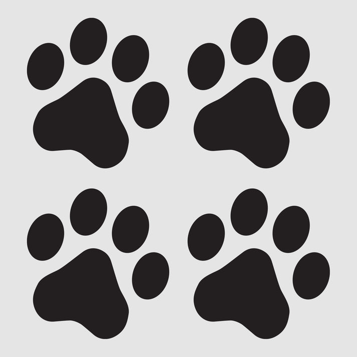 Paw Prints (4) | Custom Car Stickers