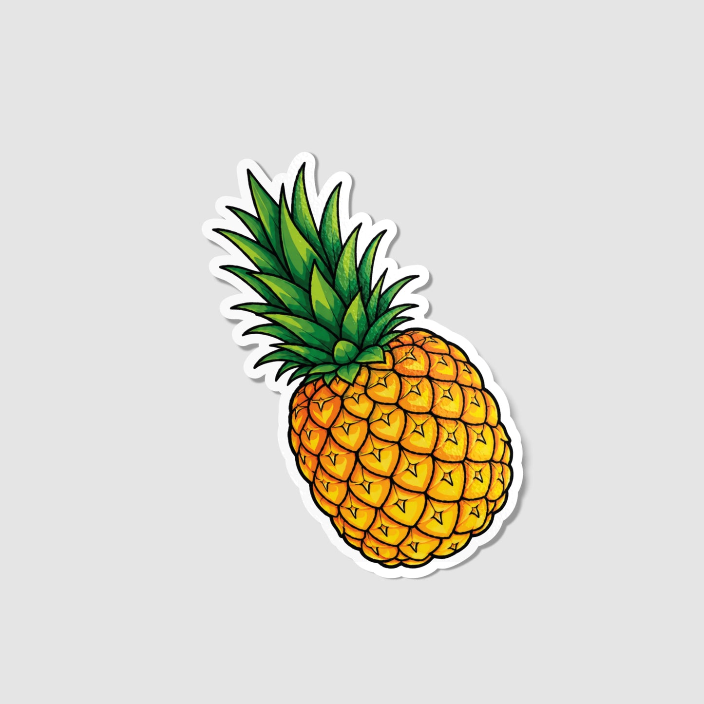 Pineapple Funny Campsite Sticker