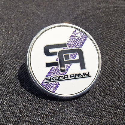 Skoda Army Pin Badge