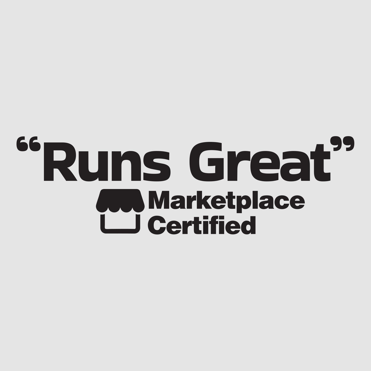 Runs Great
