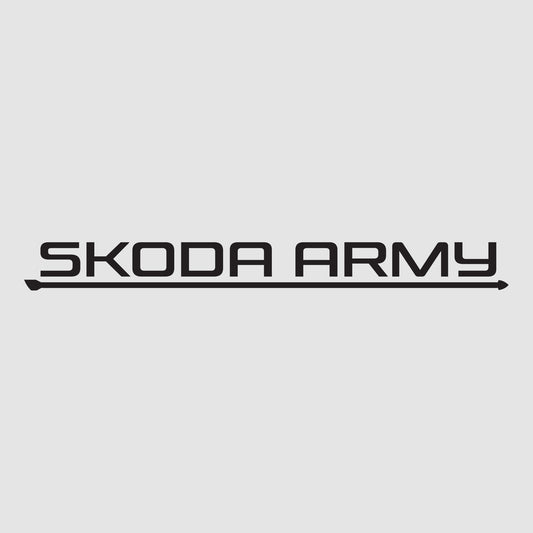 Skoda Army Arrow Decal (Small)