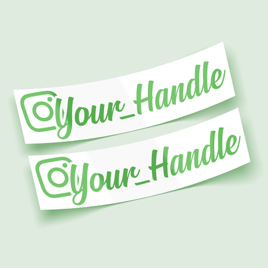 Instagram Car Stickers – Signature Script