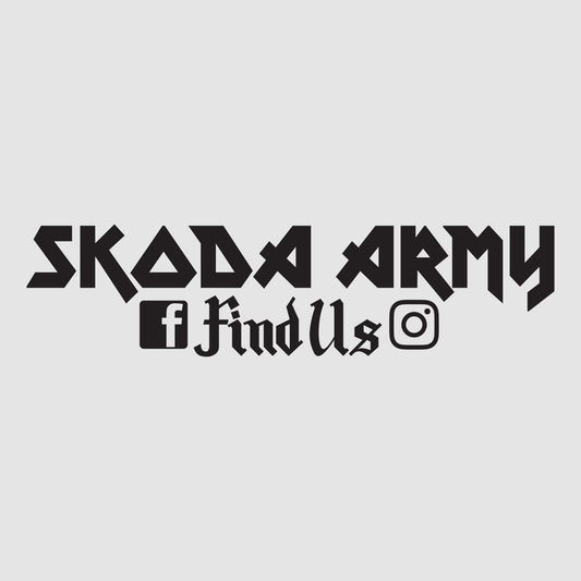 Skoda Army Metal Style (Small)