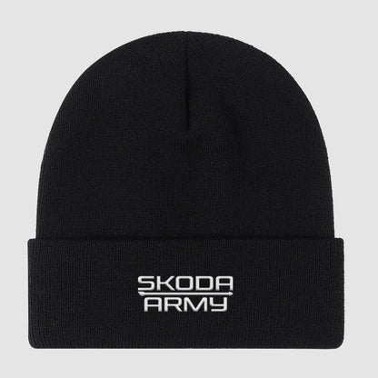 Skoda Army Arrow Embroidered Beanie