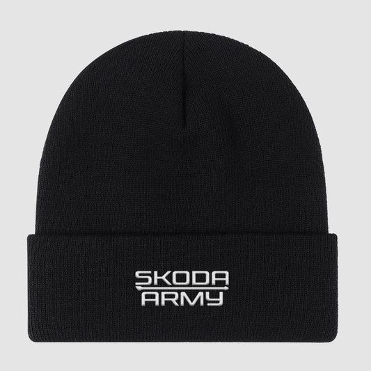 Skoda Army Arrow Embroidered Beanie