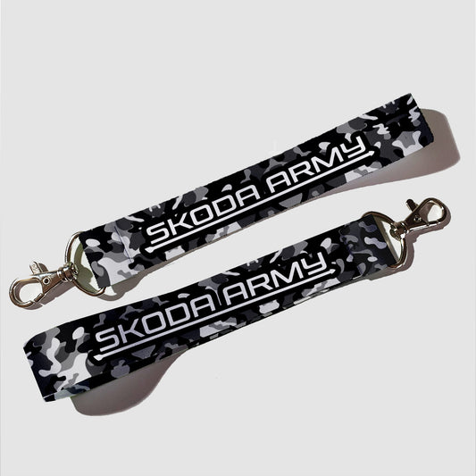 Skoda Army Arrow Logo Urban Keytag