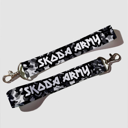 Skoda Army Metal Logo Urban Keytag