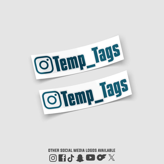 Social Media Temp Tags – Minimalist