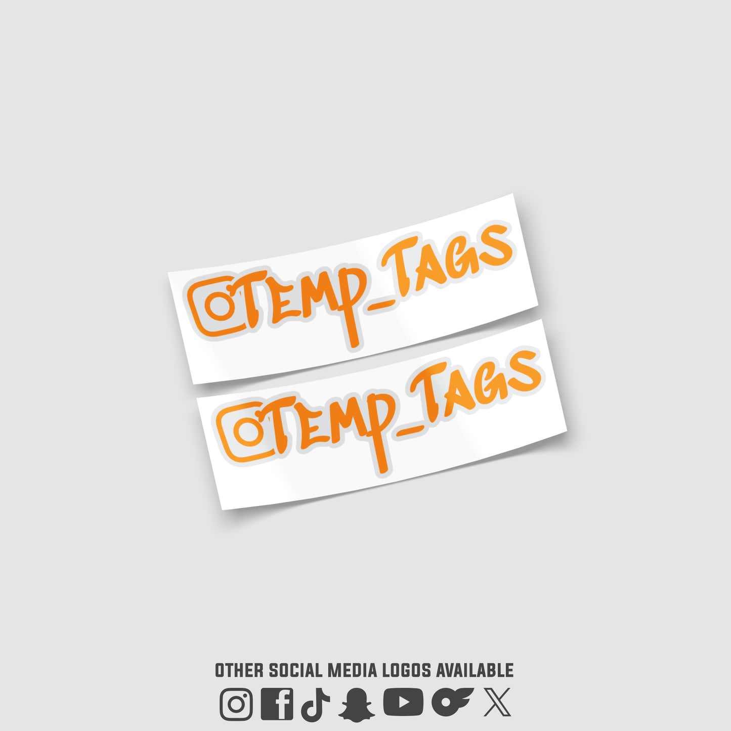 Social Media Temp Tags – Street Tag