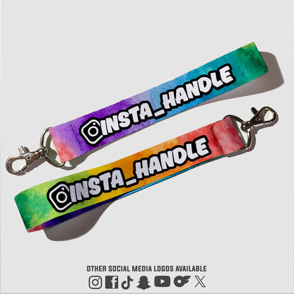 Custom Keytag - Water Colour