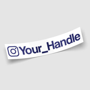 Custom Instagram Sticker (Current Style)